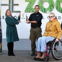 Belfast Zoo receive the EDS Community Champions Award